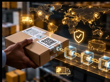 Illustrative product verification and supply-chain process